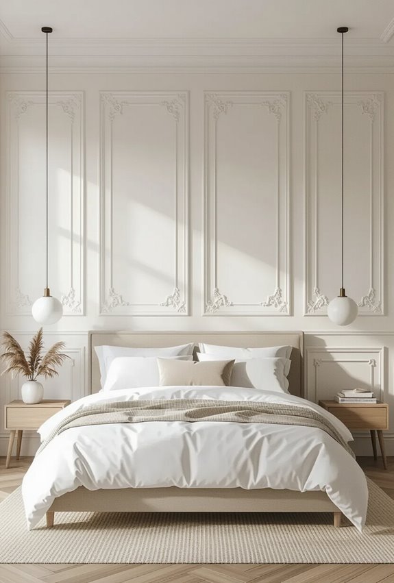 timeless ornate molded wallpanels