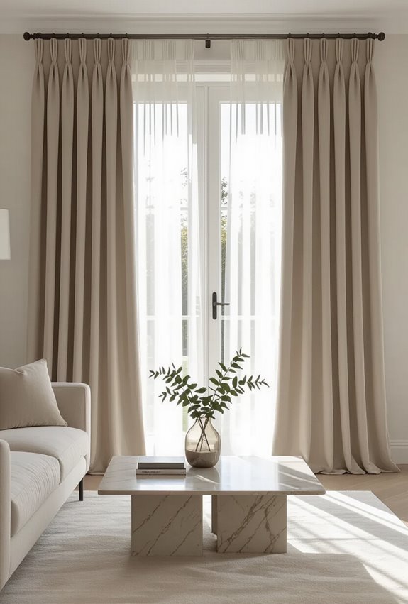 timeless pleated curtains elegance