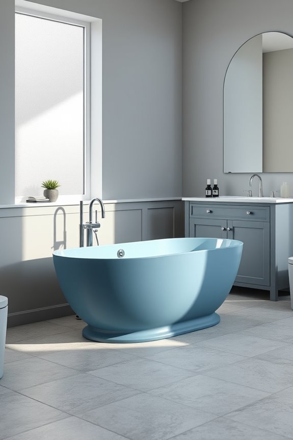 timeless porcelain bathroom elegance