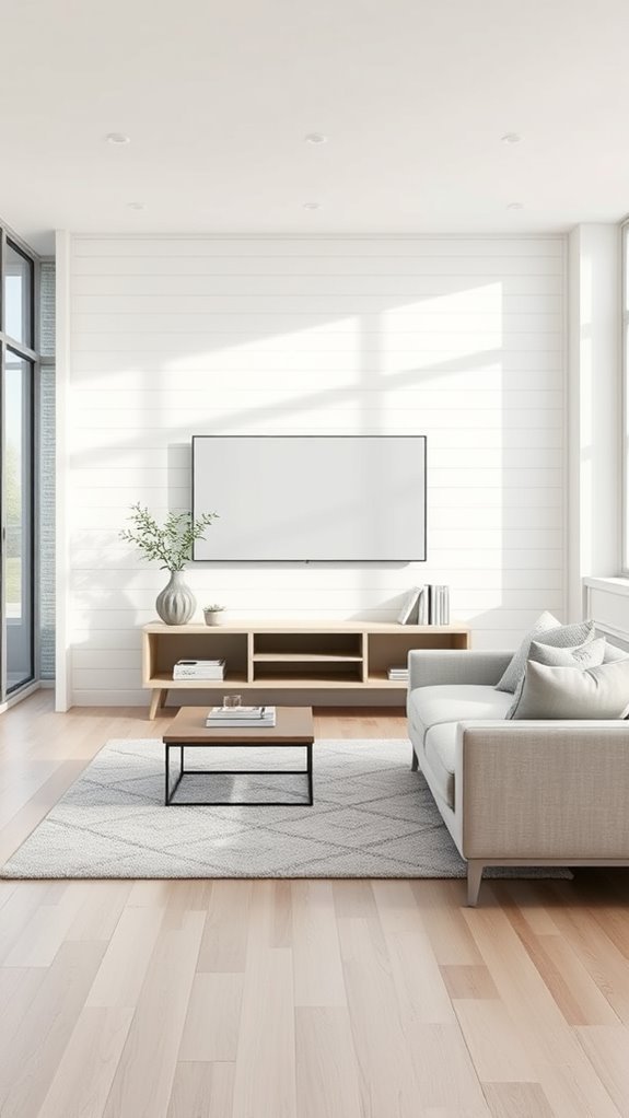 timeless shiplap tv wall