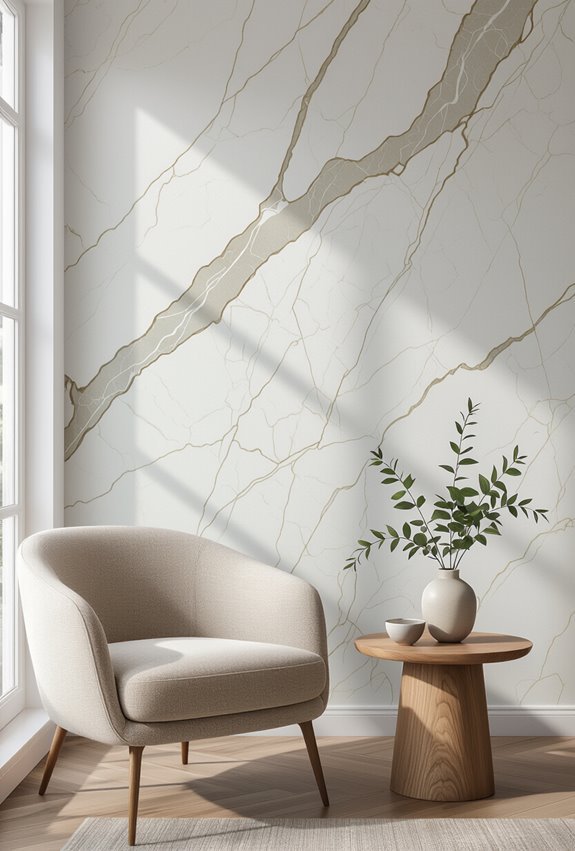 timeless veined luxe shimmer