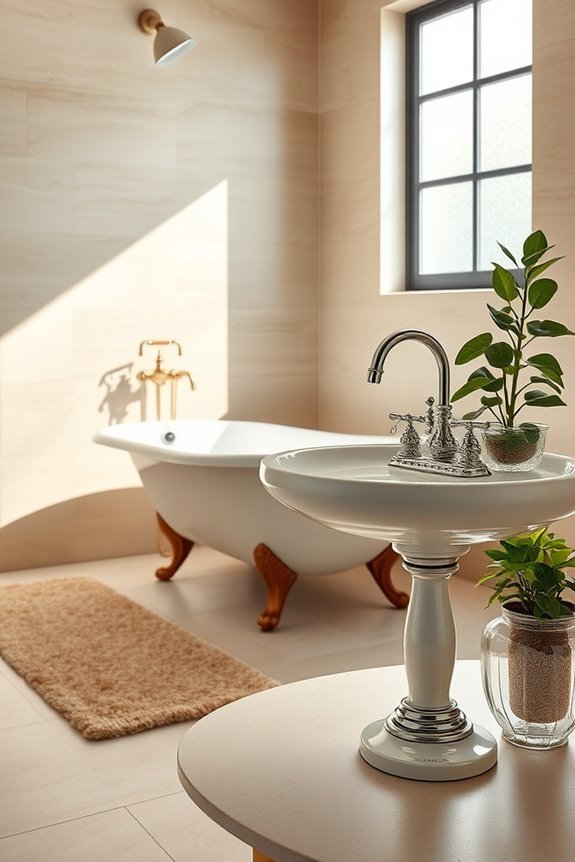 timeless vintage bathroom elegance