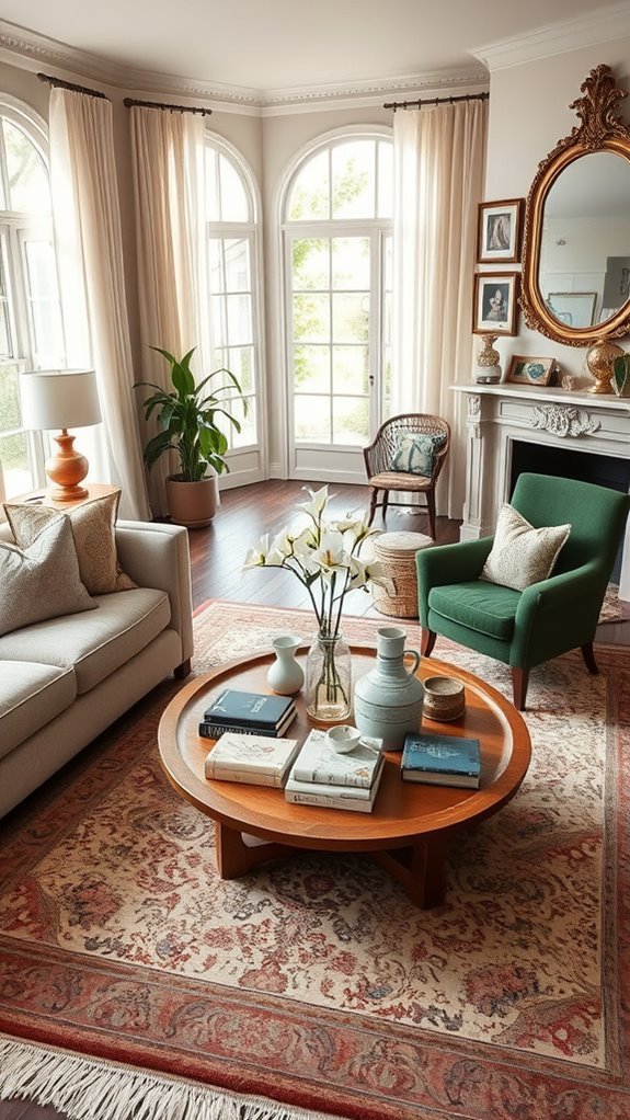 timeless vintage living room