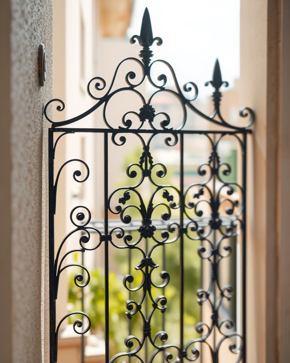 timeless vintage wrought iron