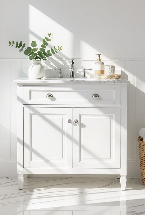 timeless white shaker cabinets