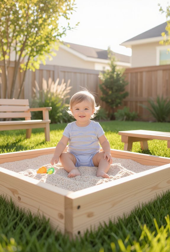 todd friendly shaded sensory sandbox