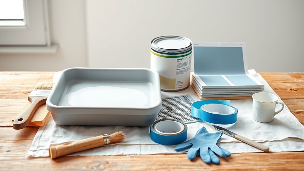 tools and materials preparation