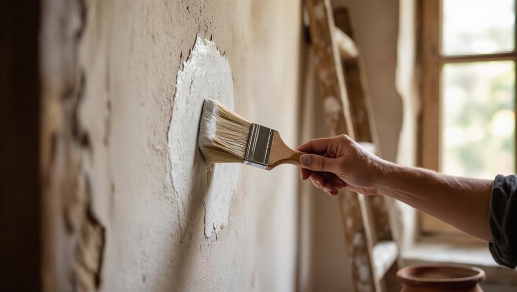 traditional breathable paint mixture