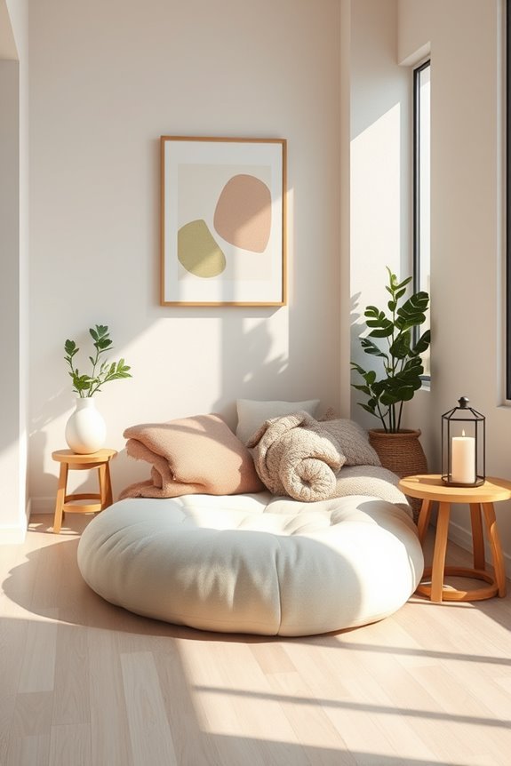 tranquil meditation corner design