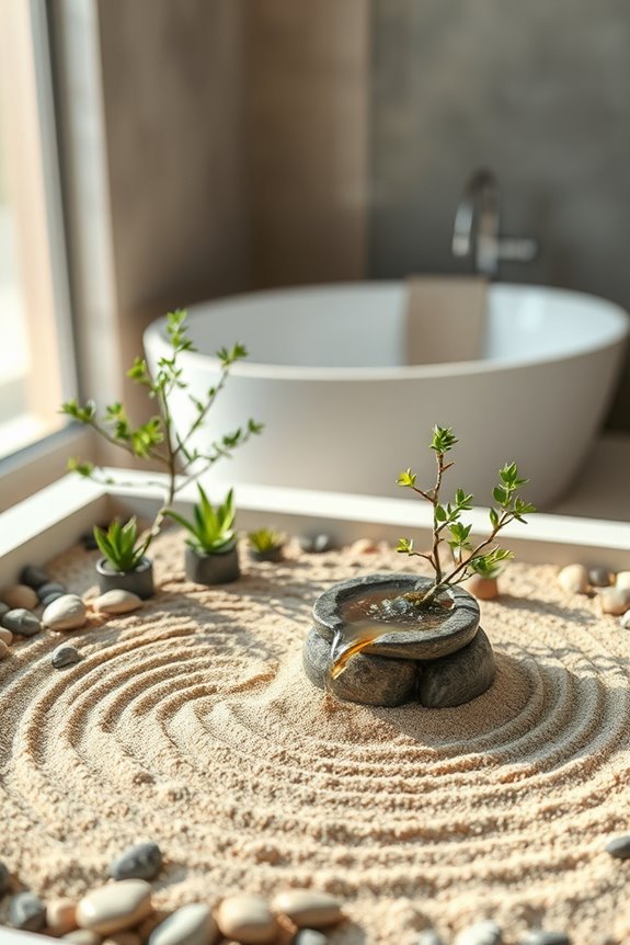 tranquil mini zen garden