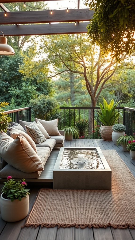 tranquil small water feature