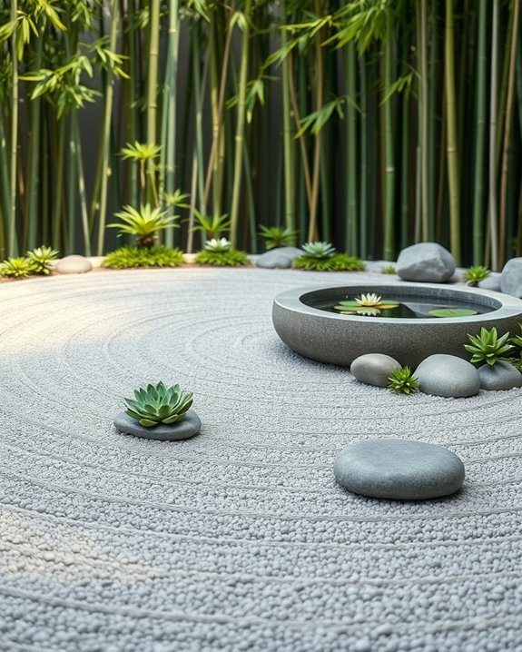 tranquil zen garden design