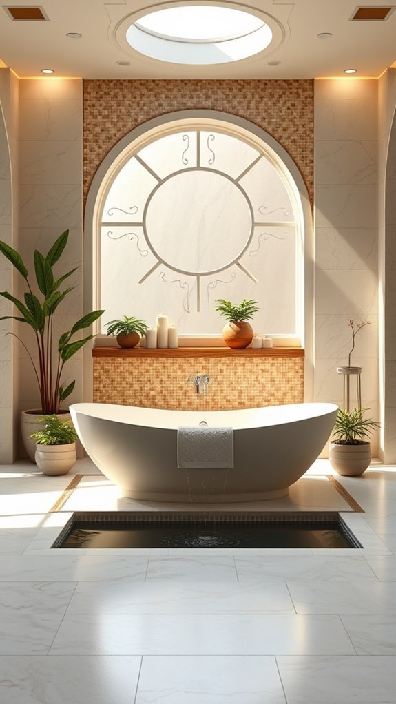 tranquil zen inspired bathroom retreat