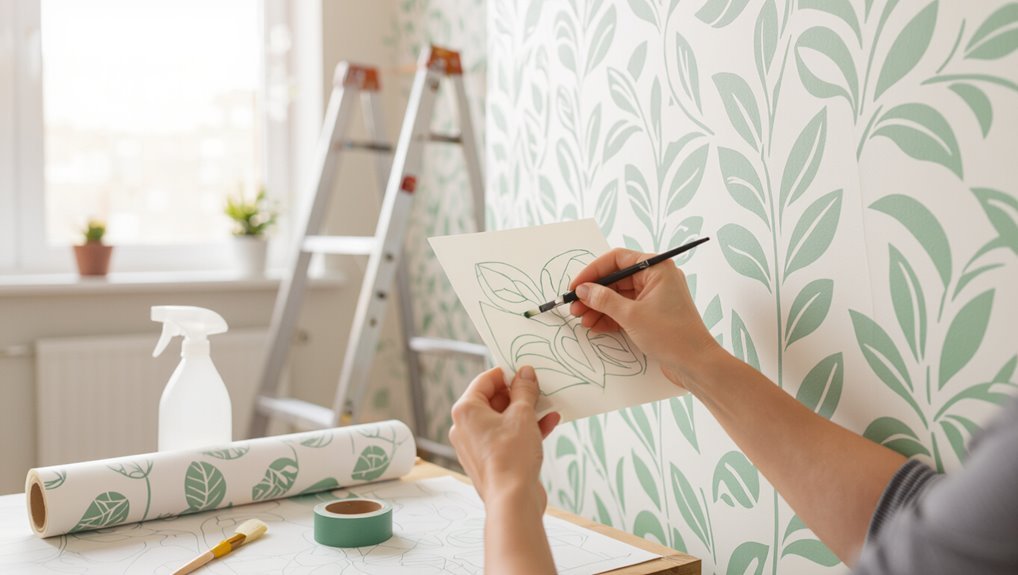 transfer images onto walls