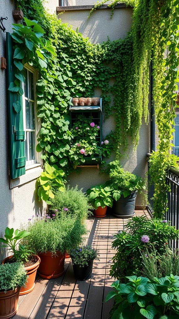 transform balcony with greenery