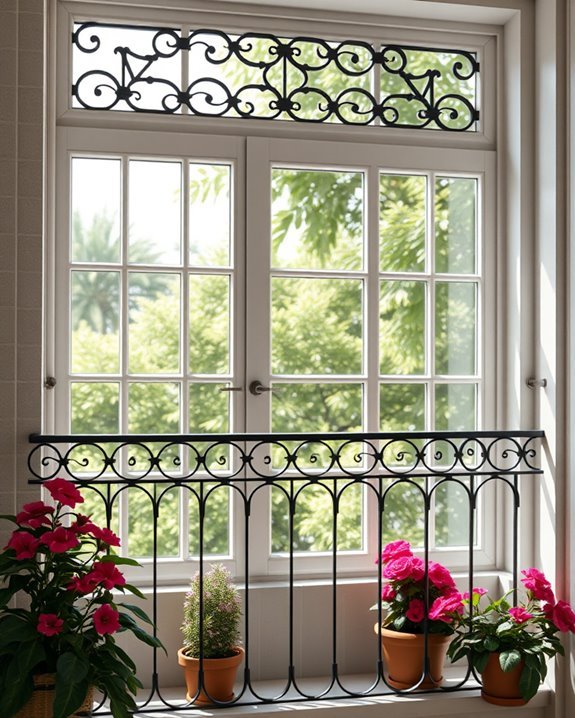 transform balcony with mullions