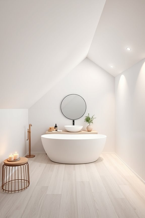 transform bathroom with recessed lighting