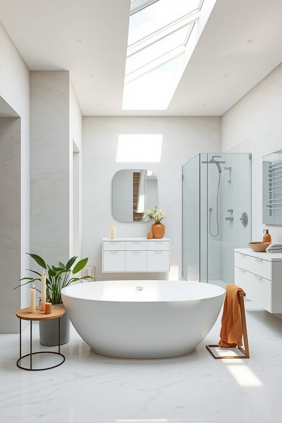 transform bathroom with skylight