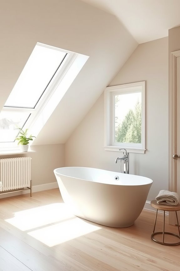 transform bathroom with skylights