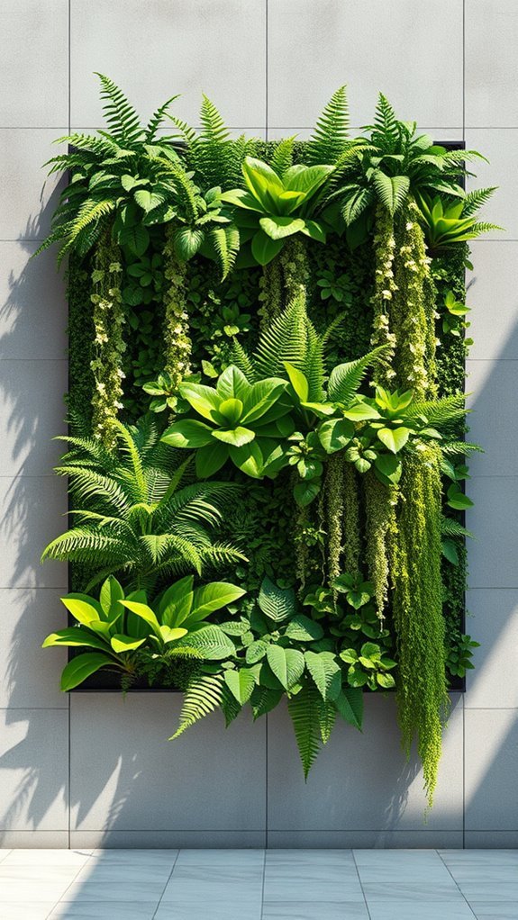 transform concrete walls green