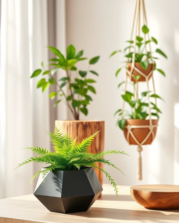transform space with planters