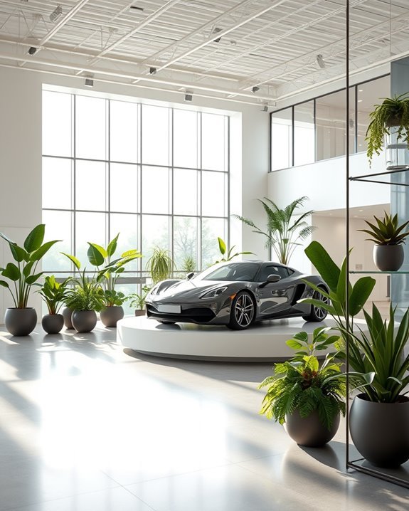 transform space with plants