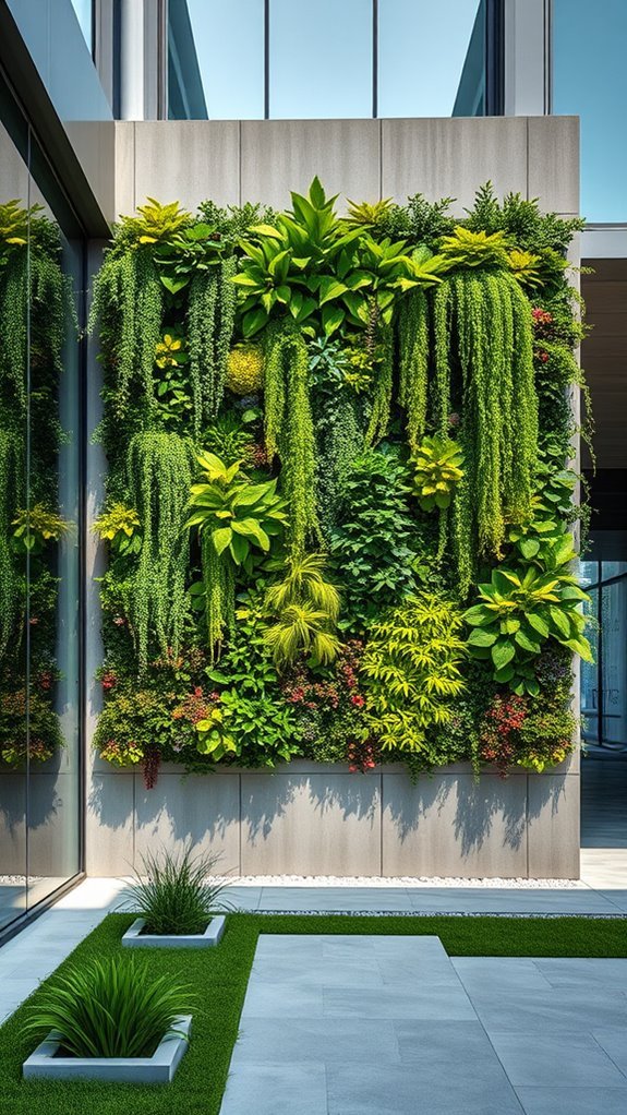 transform walls into greenery