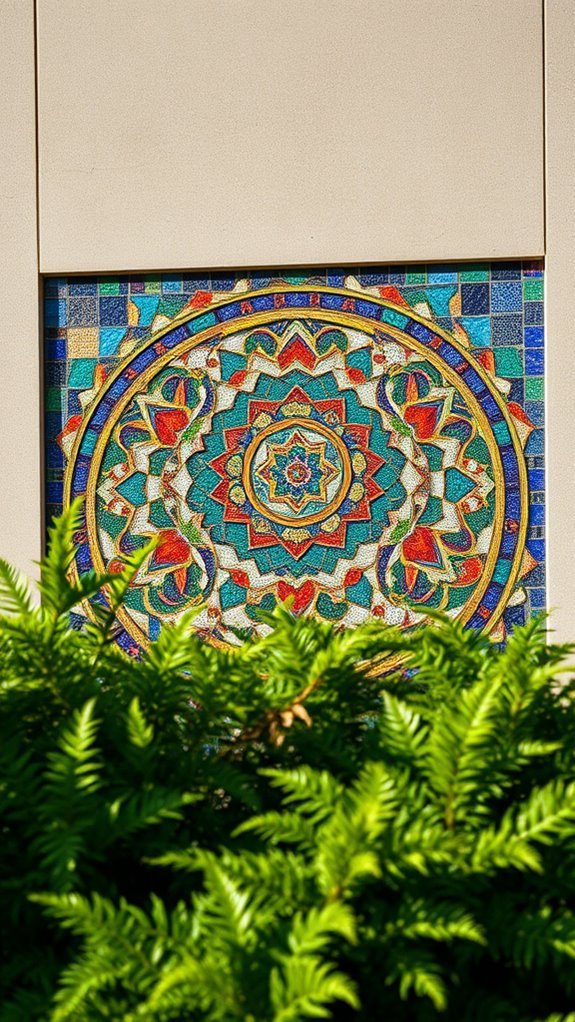 transform walls with mosaics