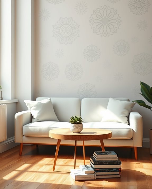 transform walls with stencils