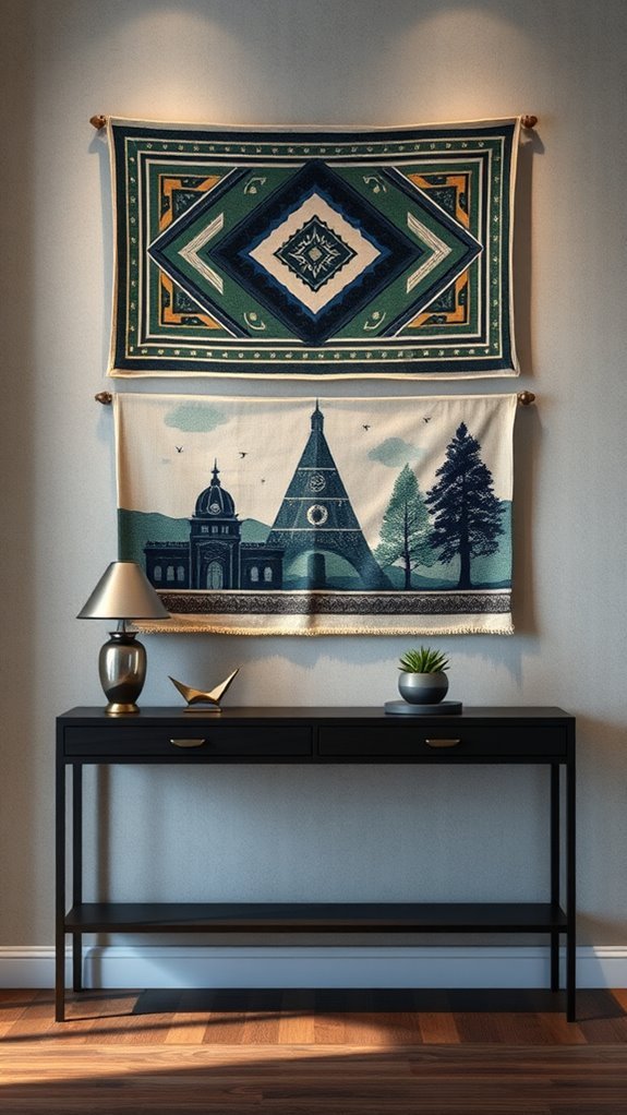 transform walls with tapestries