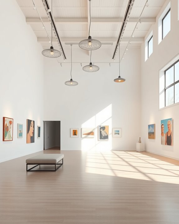 transformative art gallery lighting