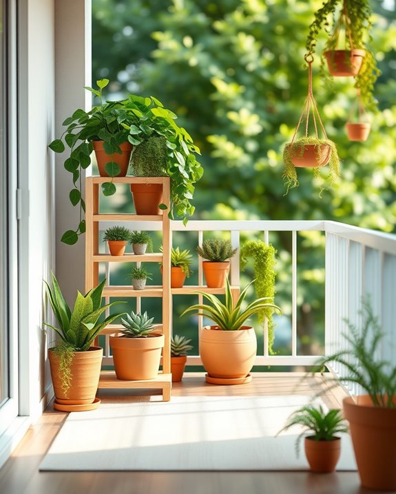transformative balcony plant displays