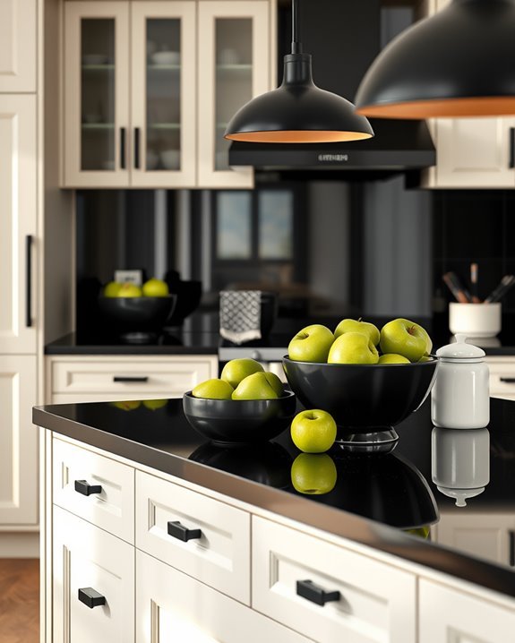 transformative black and cream accessories