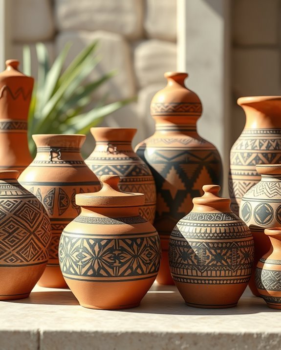 transformative decorative clay pieces