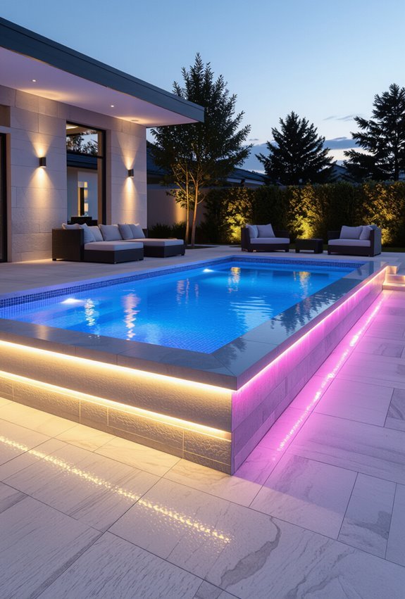 transformative led pool ambiance
