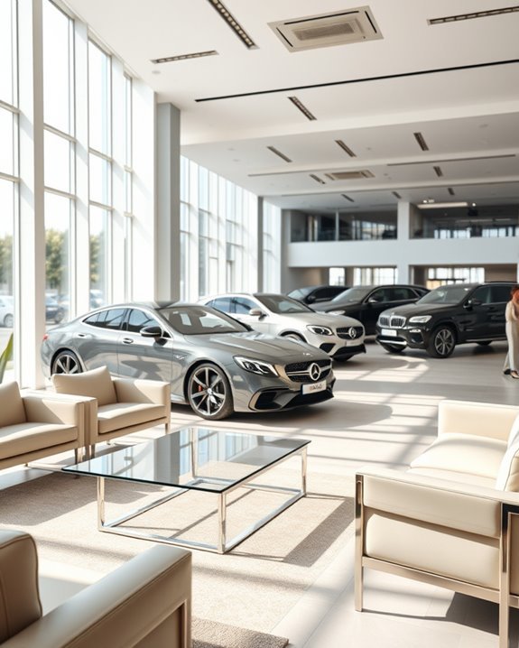 transformative modern showroom design