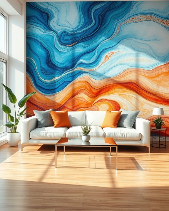 transformative vibrant wall art