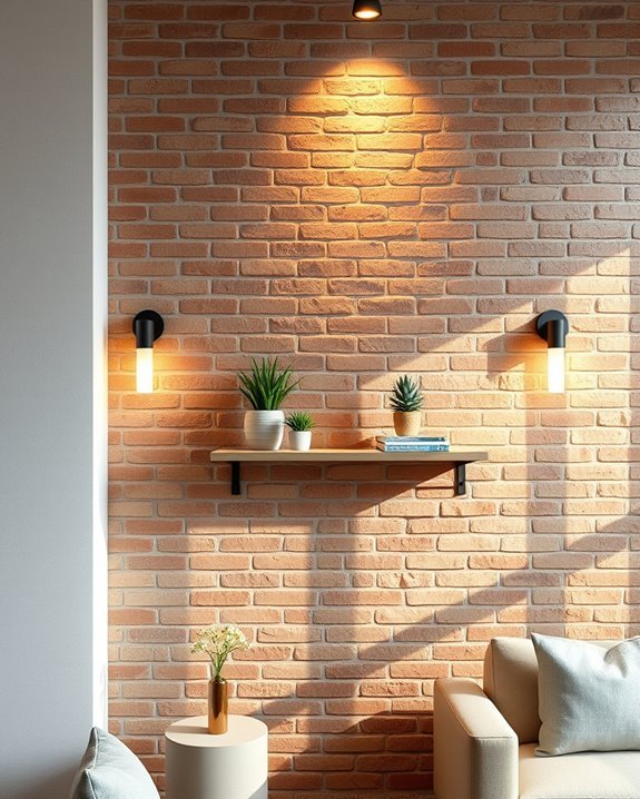 transforming brick with lighting