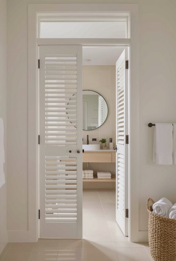 transom and louvered ventilation
