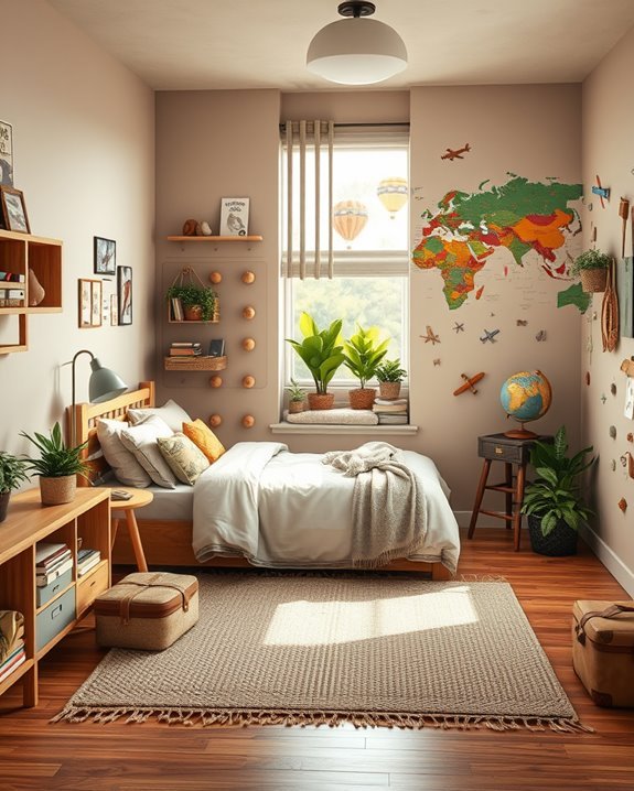 travel inspired adventure decor
