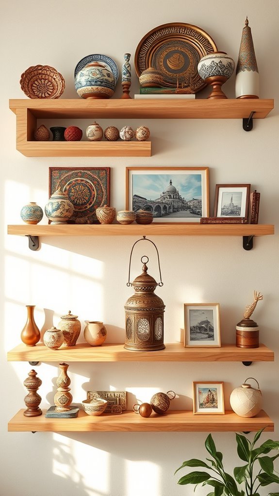 travel memories display ideas