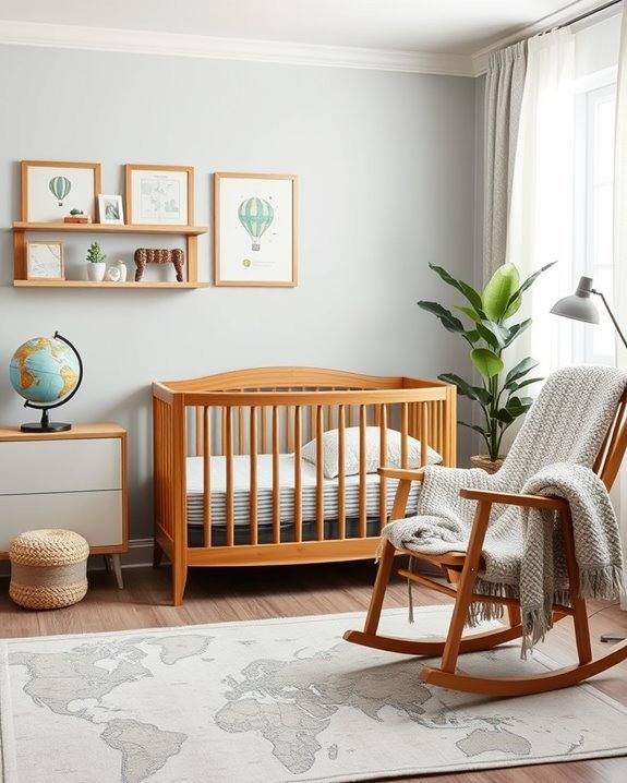 travel themed nursery decor
