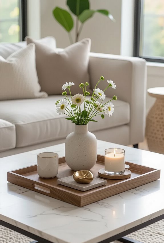 trays corral clutter elegantly