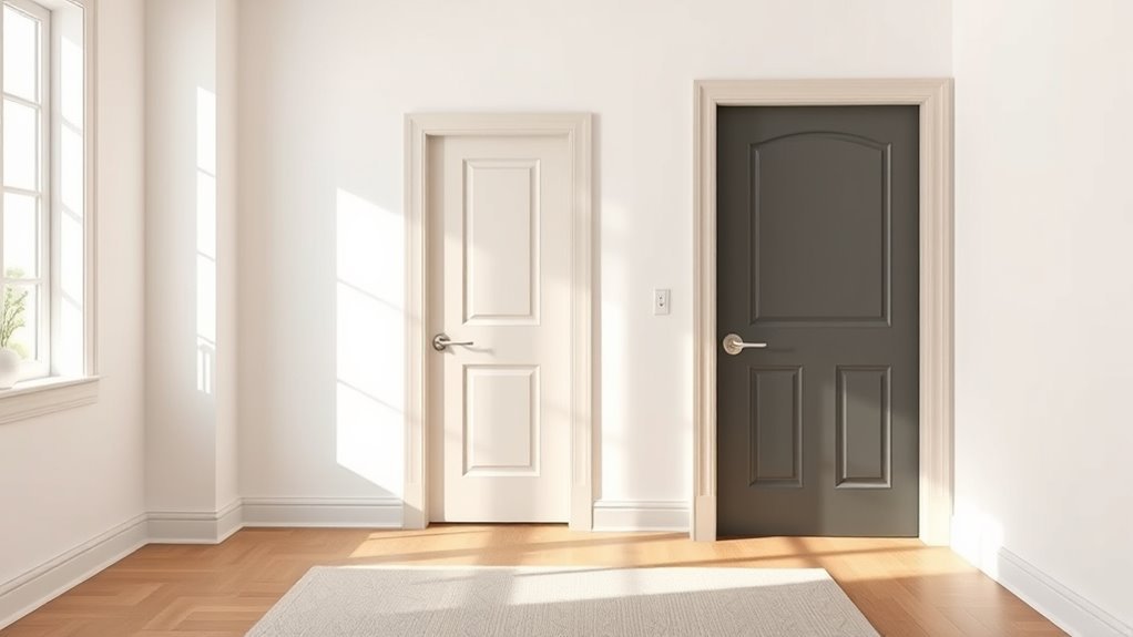 trim and door coordination