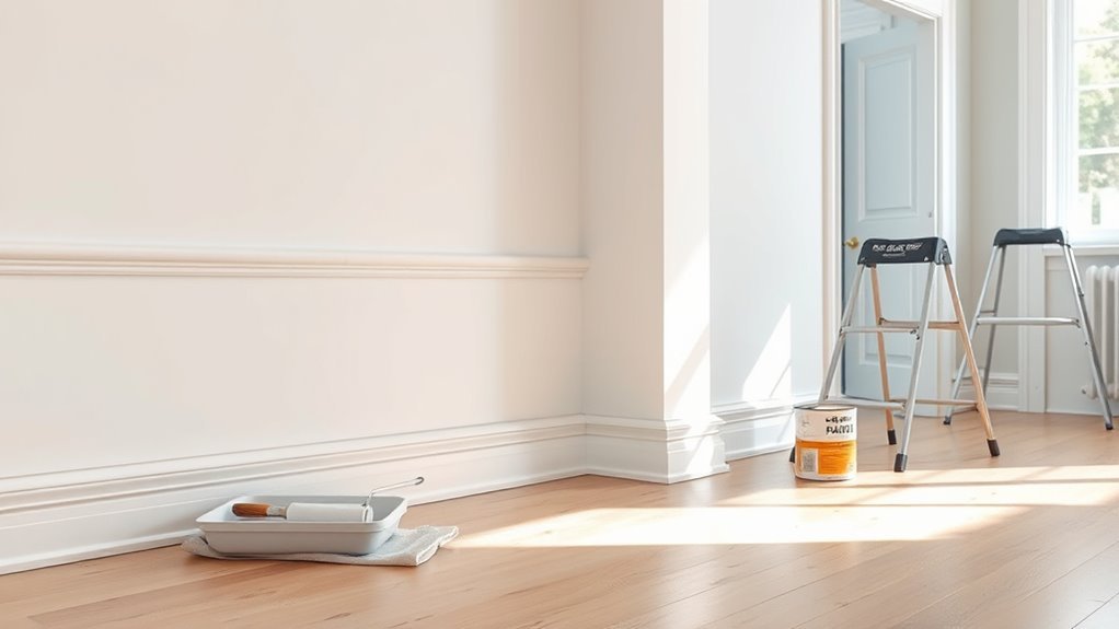 trim first then paint