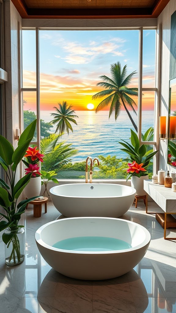 tropical artwork for tranquility