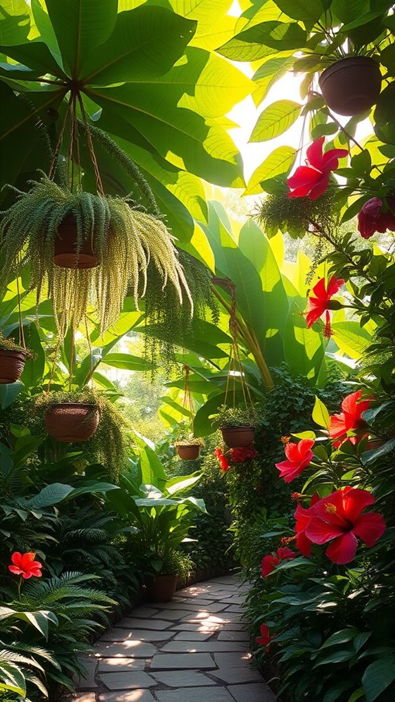 tropical garden paradise transformation