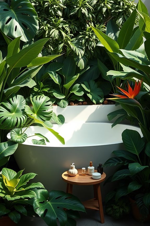 tropical plants enhance relaxation