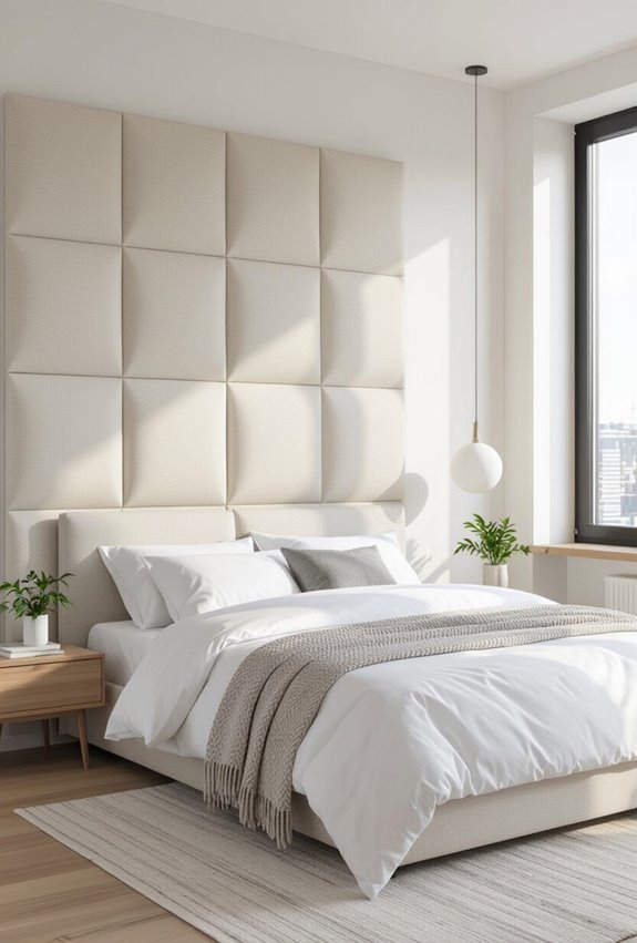 tufted acoustic upholstered panels