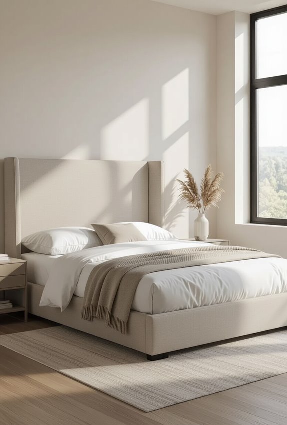 tufted velvet upholstered boxbed